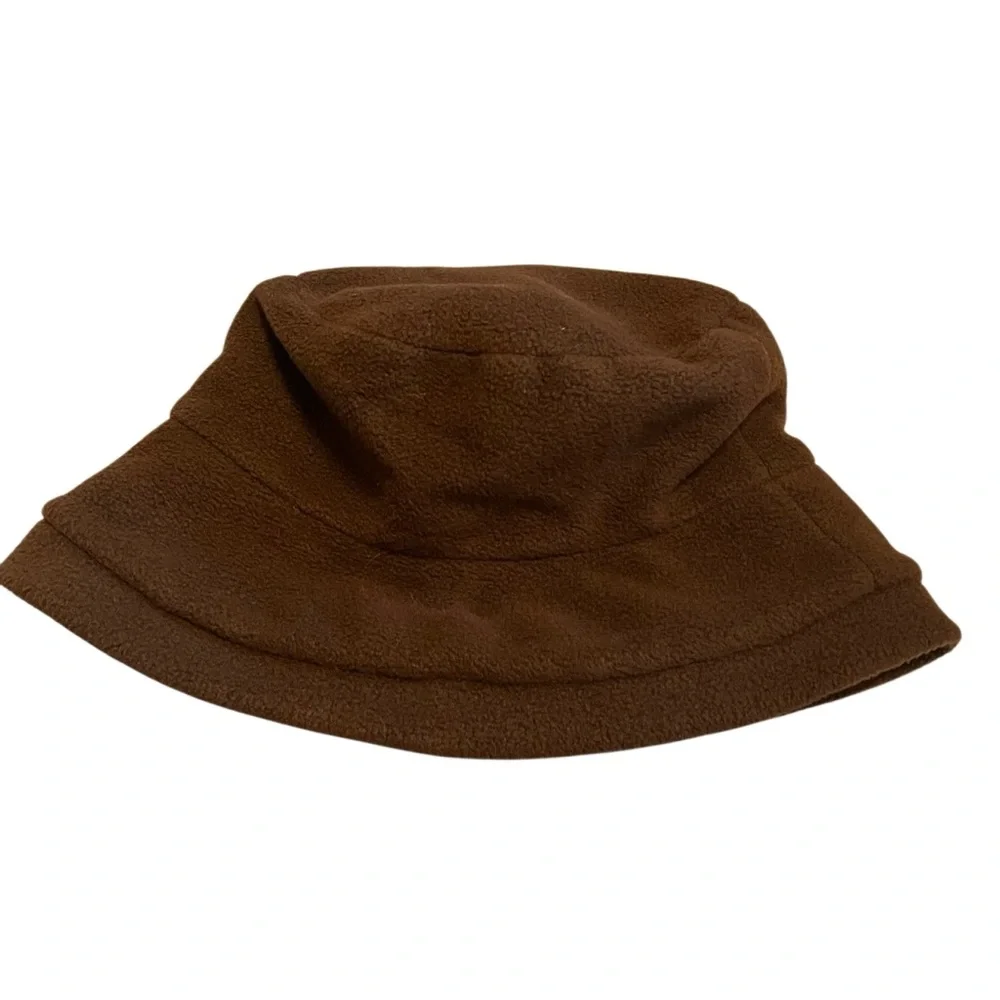 Brown Fleece Bucket Hat